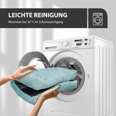 Лежанка для собак Rohrschneider, Made in EU, з антиковзким покриттям, для собак маленьких, середніх та великих порід, також підходить для котів, з мискою, розмір 1 (50 x 80 x 7 см, блакитний)