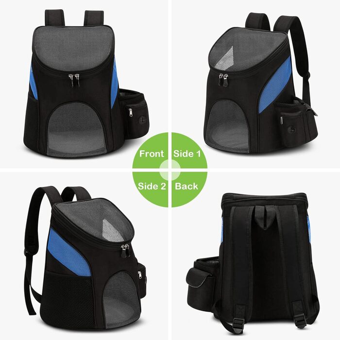 Транспортна сумка для котів та маленьких собак Allopet - блакитна, S