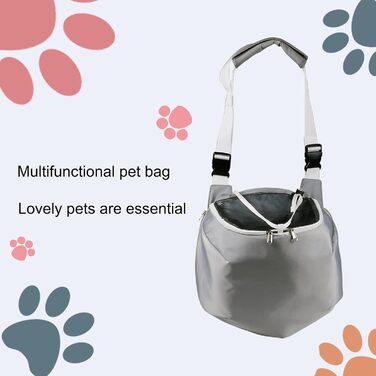 Транспортна сумка для котів та собак, водонепроникна, м'яка | Ідеальна для малих та середніх тварин у подорожах, на прогулянках та в авто