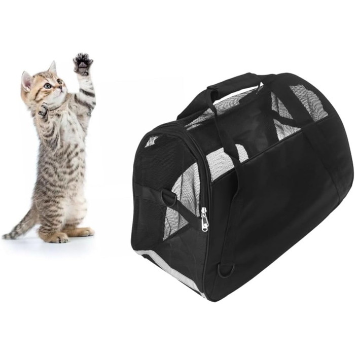 Транспортна сумка для тварин BESTonZON: дихаюча, для собак та котів, для подорожей та вигулів