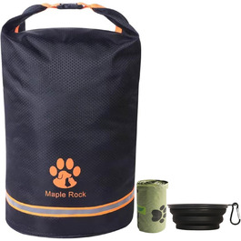 Сумка-переноска для тварин Maple Rock, 20 л, для подорожей, кемпінгу, з контейнером для корму, 84 чашки