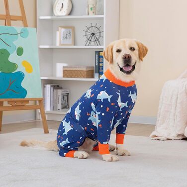 Комбінезон для собак Yeapeeto, 7XL, блакитний, для відпочинку, захист від вилизування, алергії, випадання шерсті, альтернатива конусу