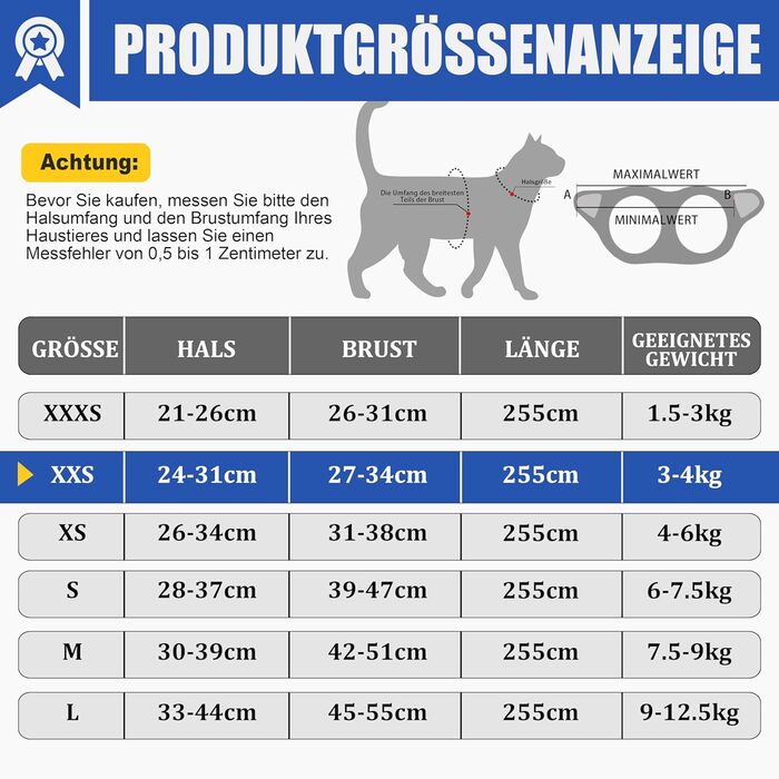 Нашийник та поводок для собак маленьких порід, регульовані, з поглинанням ривка, світловідбиваючі, для цуценят та котів, дихаюча м'яка сітчаста куртка для прогулянок, бігу, тренувань (Бордовий S) S (Обіх: 28-37см, Груди: 39-47см) (Чорний, XXS (Обіх: 24-31