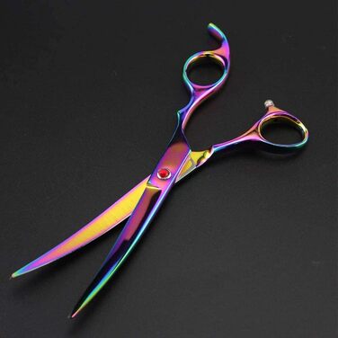 Набір професійних ножиць для грумінгу собак та котів, ножиці для стрижки, прямі та зігнуті, для цуценят