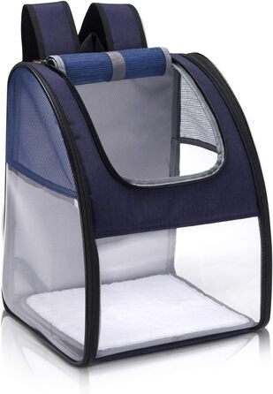 Рюкзак для собак і котів PETCUTE: переноска-рюкзак для прогулянок та подорожей, блакитний, до 7.5 кг