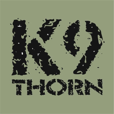 Тканинний нашийник для собак K9 Thorn, р. L