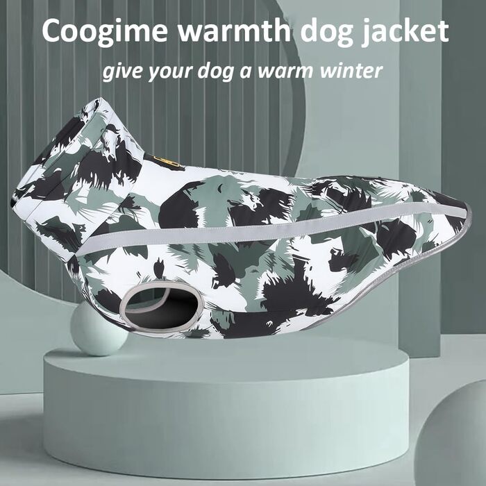 Зимовий одяг для собак: теплий пуловер та куртка для середніх та великих собак (2XL)