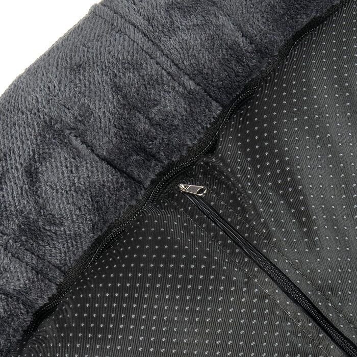 Килимок для собак Лілі - М'який лежак для собак з тканини Sorisso - М'який, довговічний, зносостійкий, міцний (M, Темно-синій)