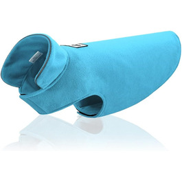 Зимовий теплий пуловер для собак з флісу Polar, бавовняна куртка для собак, блакитний, розмір M