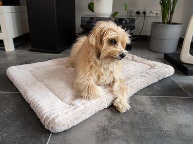 TrendPet Harmony: м'яка підстилка для собак та котів, 50x35 см, кремового кольору