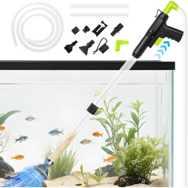 Набір для акваріума Ecoret-Pro 5 в 1: відсмоктувач мулу, чищення, фільтрація, видалення водоростей