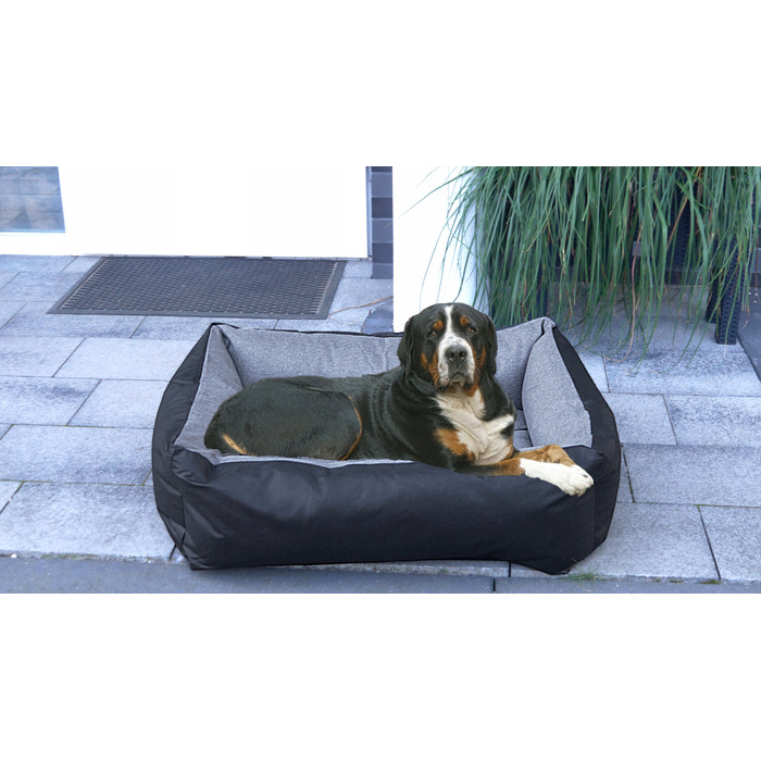 Диван для собак Superkissen24, сірий, 120 см x 90 см