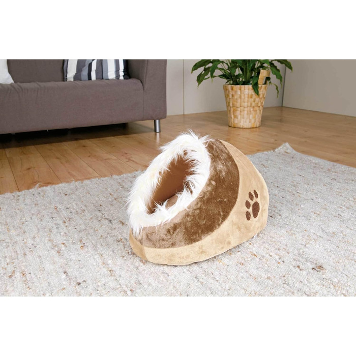Будиночок для кота Trixie Minou 41×30×50 см, бежевий/коричневий