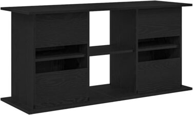 Тумба для акваріума vidaXL 121x41x58 см, ДСП, чорний дуб, міцна акваріумна підставка-шкаф