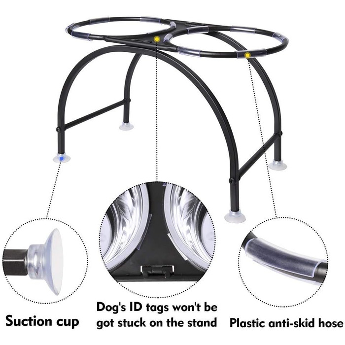 Миска для собак HomeMall, підставка для корму, миска для корму для середніх собак