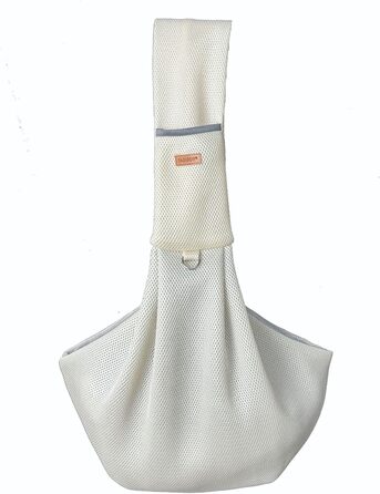 Транспортна сумка для собак та котів на плечі, дихаюча, для прогулянок та подорожей, бежева