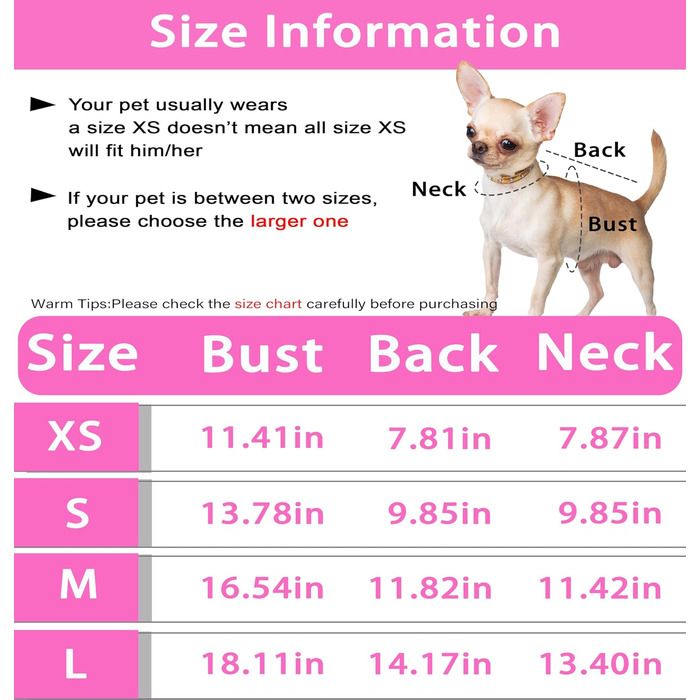 Теплий зимовий одяг для собак - пуловер для цуценят, дівчаток та хлопчиків, в'язаний одяг для домашніх тварин, безрукавний пуловер для котів, одяг для собак (Великий, Рожевий)