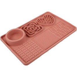 Килимок для собак та котів з присосками, повільне годування, силікон, килимок для тварин, проти швидкого поїдання