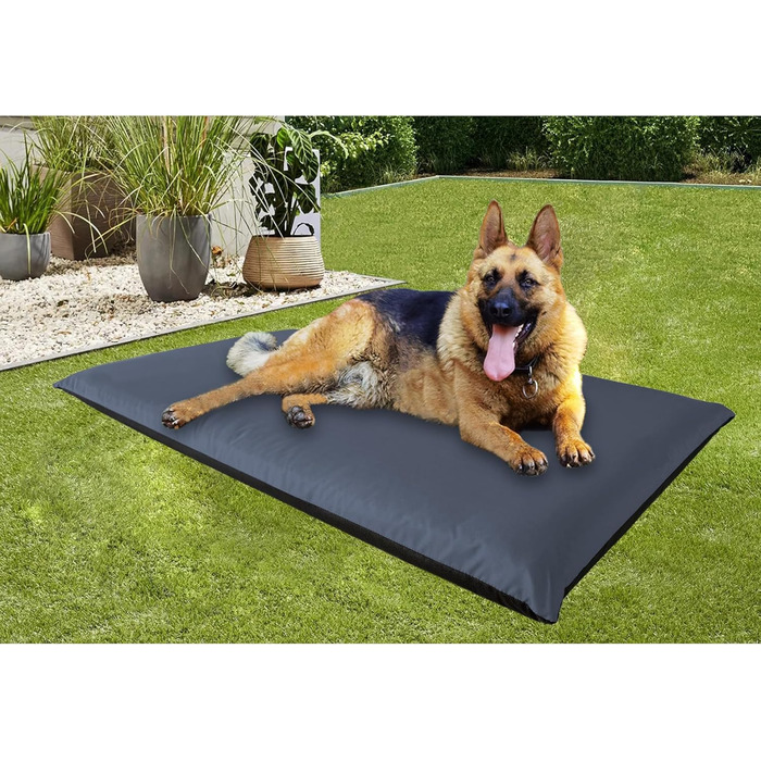 Водонепроникний килимок для собак Aveanit 110x68 см, вовняна ковдра, лежанка для собак, килимок для подорожей, кемпінгу, графіт