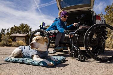 Пуловер для собак RUFFWEAR Hemp Hound, преміум якість, з органічної бавовни, Slate Blue, M