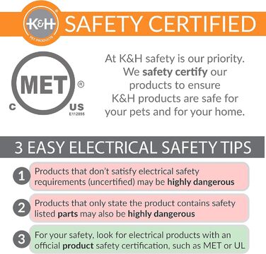 K&H Pet Products Термобудиночок для котів, утеплений, водонепроникний, з підігрівом, для вулиці, знімний чохол, безпечний, малий, 53,3×35,6×33 см, сірий