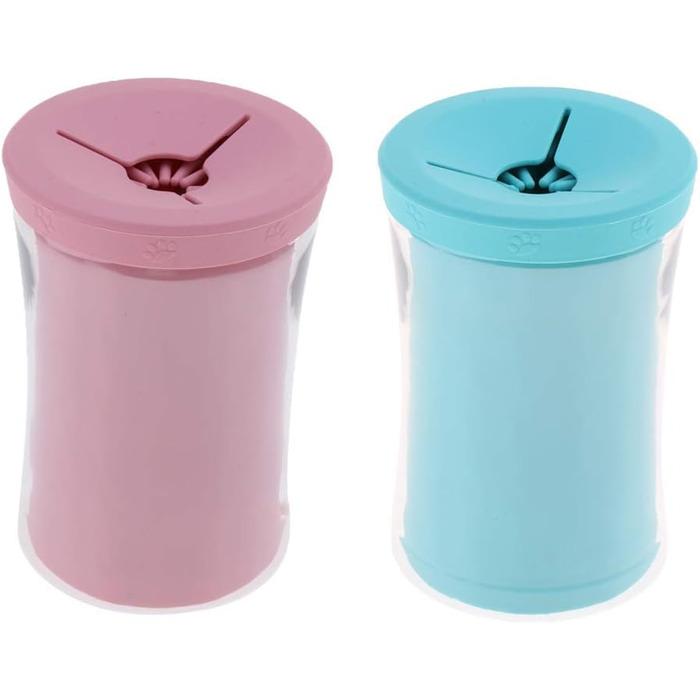 Портативні очищувачі лап для собак - 2 шт. Мийний стаканчик для лап домашнім тваринам