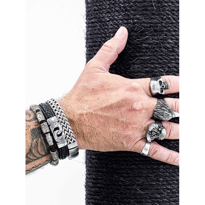 Дряпка для котів Petrebels Maine 90 см, з міцною основою та сизалевим стовпчиком, 40 x 40 x 90 см, чорного кольору