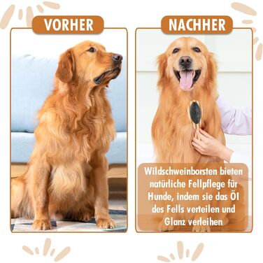 Бурштук для собак та котів 2-в-1: розчісування та видалення ковтунів. Підходить для короткого та середнього хутра. Гребінець для підшерстка + безкоштовний посібник з догляду. 1 шт.