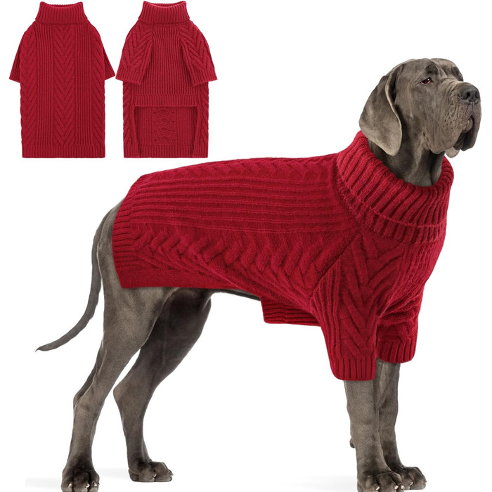Світер для собак XXXX-Large Preferhouse: теплий, з рожевим коміром, для віндхундів та бернських сенбернарів (4XL)