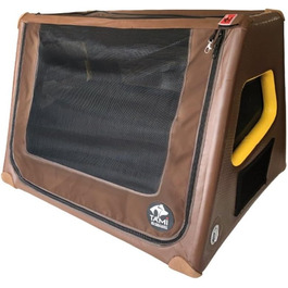 Надувна переносна коробка для собак Tami - переносна собача будка, клітка, переноска для автомобіля, дорожня сумка (L)