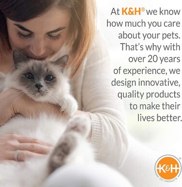 Електричний килимок для котів K&H Thermo-Kitty Fashion Splash, мокко, круглий, 45,7 см