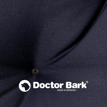 Ортопедична лежанка для собак Doctor Bark Urban (XXL, 100x80 см, Королівський блакитний) - міцна, для дому та вулиці, виготовлена в Німеччині, пральна до 95°C
