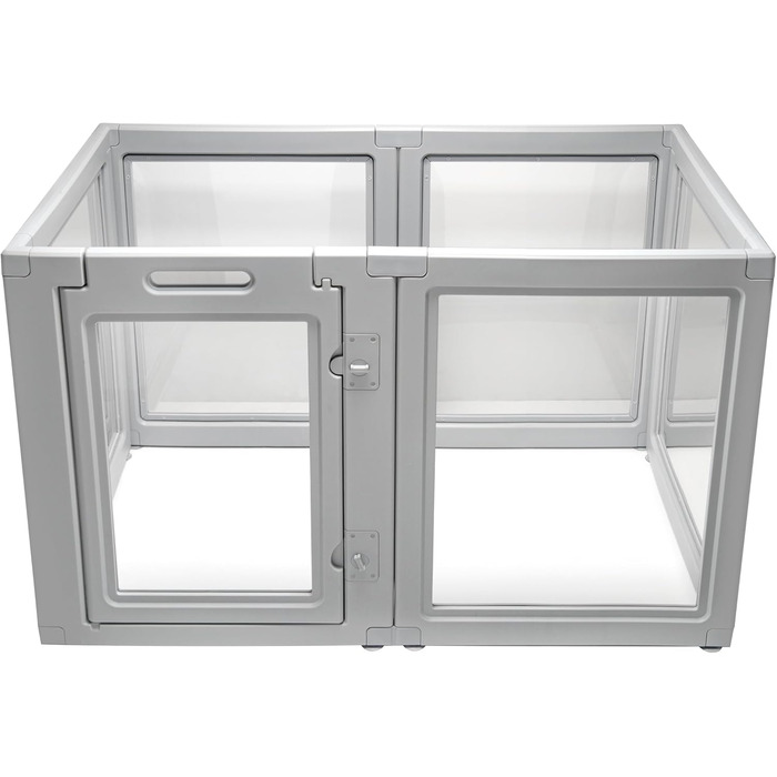 Загін для собак Front Row: міцний, прозорий, з 6 панелями, 76.2 см, для дому та саду