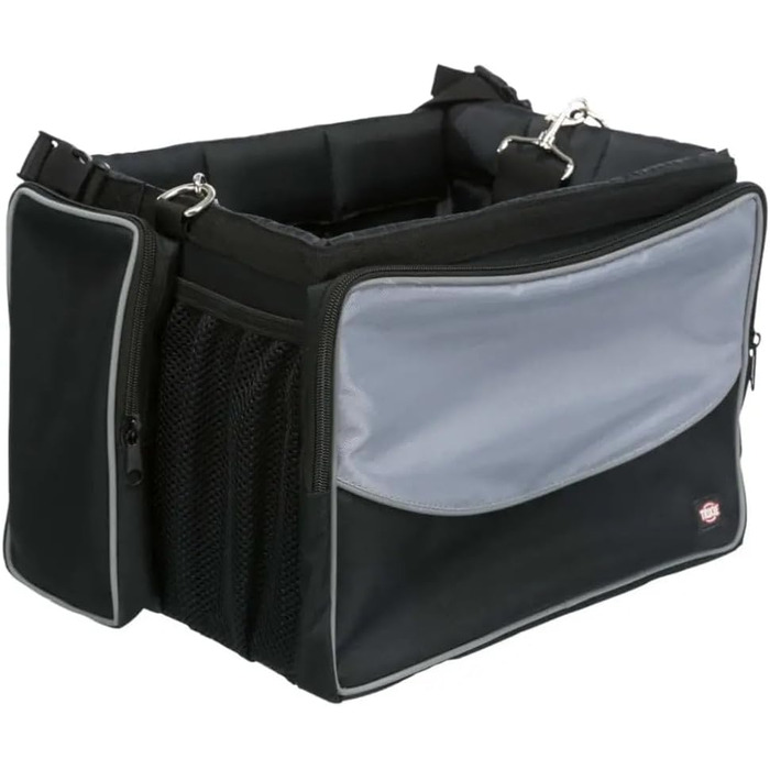 Кошик на велосипед TRIXIE Front-Box, 41x26x26 см, чорний/сірий
