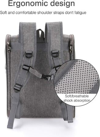 Рюкзак для собак і котів PETCUTE: переноска-рюкзак для прогулянок та подорожей, блакитний, до 7.5 кг