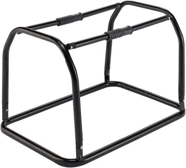 Переносна переносна клітка для собак Ferplast, чорна, розмір S (49x34x34 см) / L (70x52x52 см), металевий каркас, з ручками та кишеньками, водовідштовхувальна