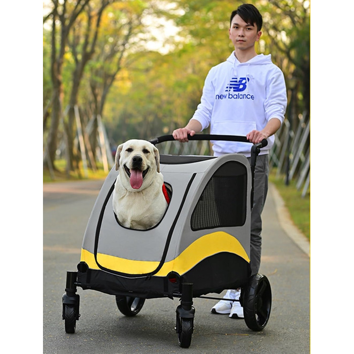 Візок для собак та котів 2-в-1 Boxer SmartSpace Concept: великий об'єм, матеріал Oxford 600D, вантажопідйомність до 60 кг