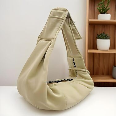 Сумка-переноска для собак Zuasdvnk - дихаюча переноска для тварин з регульованими ременями, легке аксесуар для прогулянок та активного відпочинку (Хакі)