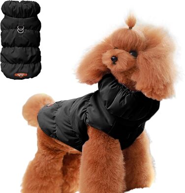 Пуловер для собак з бавовни - тепла куртка для собак на зиму | Пуловер, куртка для холодної погоди | Вітронепроникний зимовий одяг для цуценят маленьких, середніх та великих порід