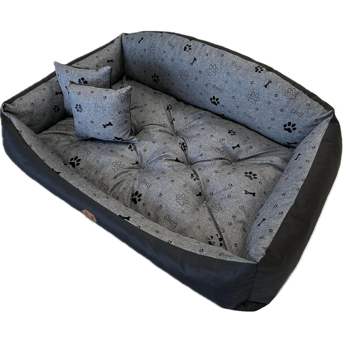 Ортопедичне ліжко для собак Dogs4Life: м'яке, миється, з можливістю персоналізації (S-XXL)