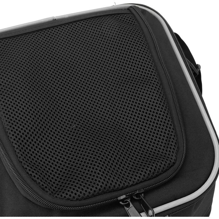 Переноска для тварин RIZGHWOY: водонепроникний та дихаючий велосипедний кошик для собак, сірий (BLACK)