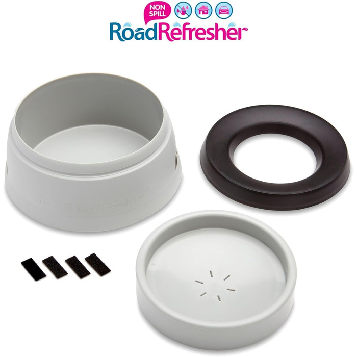 Миска для води для собак та котів Road Refresher Non Spill Grey Small - не проллється