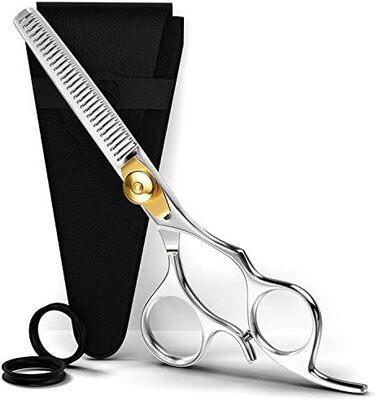 Набір професійних ножиць для стрижки волосся Suvorna 5.5 дюймів (2 шт.) - ножиці для фрізурів, барберські ножиці, ножиці для розрідження волосся. Для салонного використання, підходять для жінок та чоловіків