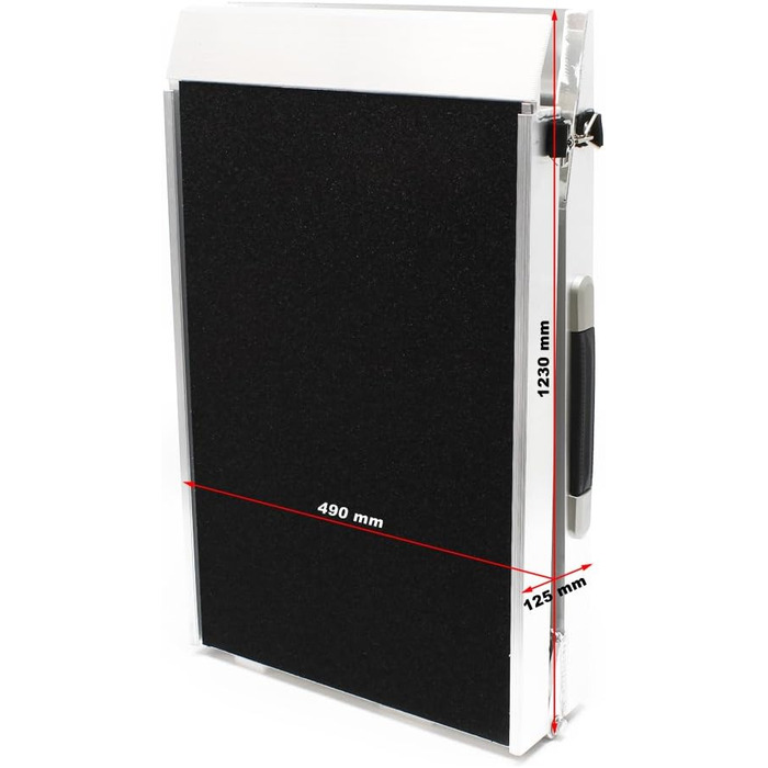 Рампа для собак Wiltec, складана, алюміній, до 110 кг, протиковзка