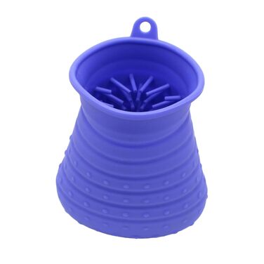 Масажер для миття лап собак FRCOLOR - силіконовий, з ручкою, для чищення та масажу лап. Підходить для собак середніх розмірів (M)