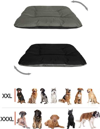 Льожа для собак BedDog® REX 2в1, велика, Бордо-сіра, овально-кругла, 80x60x11 см, для дому та вулиці