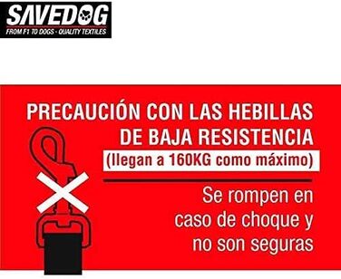 PONSA SAVEDOG: Безпечний поводок-переноска для собак. Міцний, вантажопідйомність 1000 кг, відповідає ISO 27955:2010