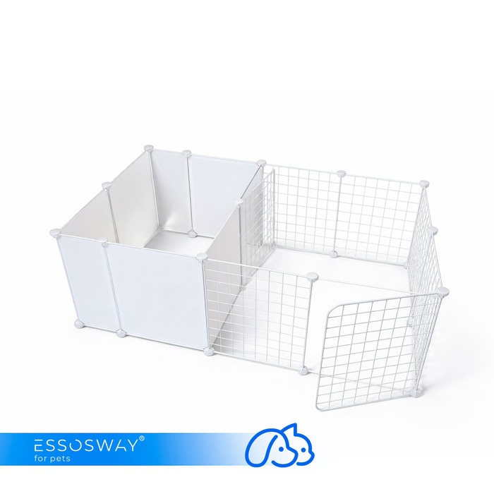 Вольєр для кролика та морської свинки Essosway, 46 x 124 x 72 см