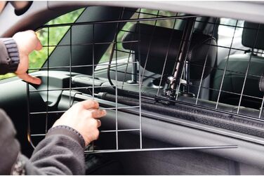 SUMEX S Роздільник для собак, захисне ґратка для підголівників, легка установка, регульована висота та ширина без інструментів