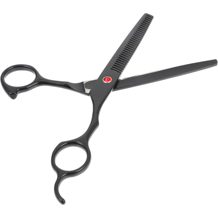 Професійна ножиця для стрижки волосся та текстуризації - чорна